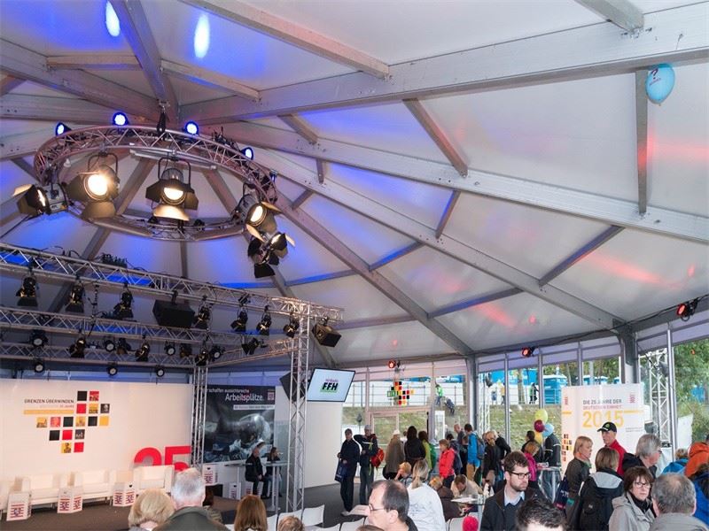 combined polygonal tent
